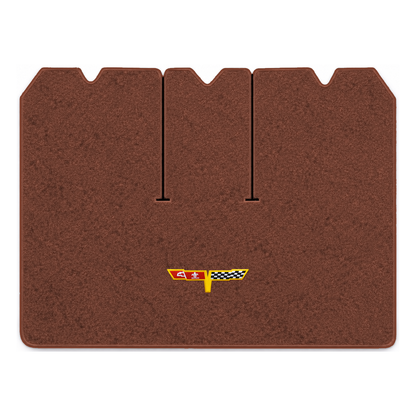 Illustration of 1978 Chevrolet Corvette cargo mat with the #12 Corvette Flags logo in Cutpile 705...