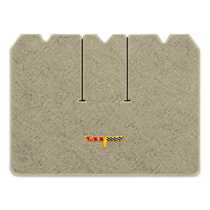 Illustration of 1978 Chevrolet Corvette cargo mat with the #12 Corvette Flags logo in Cutpile 707...