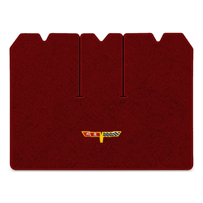 Illustration of 1978 Chevrolet Corvette cargo mat with the #12 Corvette Flags logo in Essex 1016A...