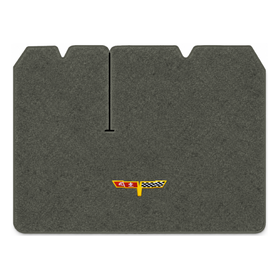 Illustration of 1982 Chevrolet Corvette cargo mat with the #12 Corvette Flags logo in Essex 1038A...