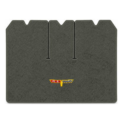 Illustration of 1978 Chevrolet Corvette cargo mat with the #12 Corvette Flags logo in Essex 1038A...