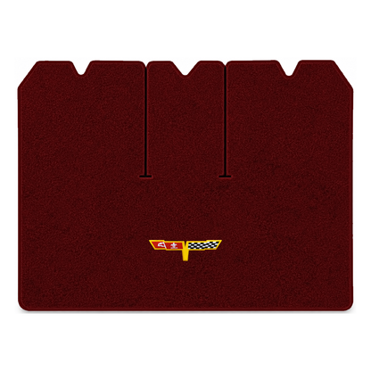 Illustration of 1978 Chevrolet Corvette cargo mat with the #12 Corvette Flags logo in Essex 1045A...