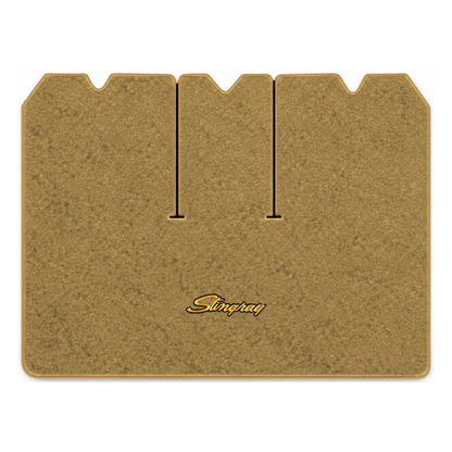Illustration of 1970 Chevrolet Corvette cargo mat with the #13-P Stingray logo in Cutpile 7037 Do...
