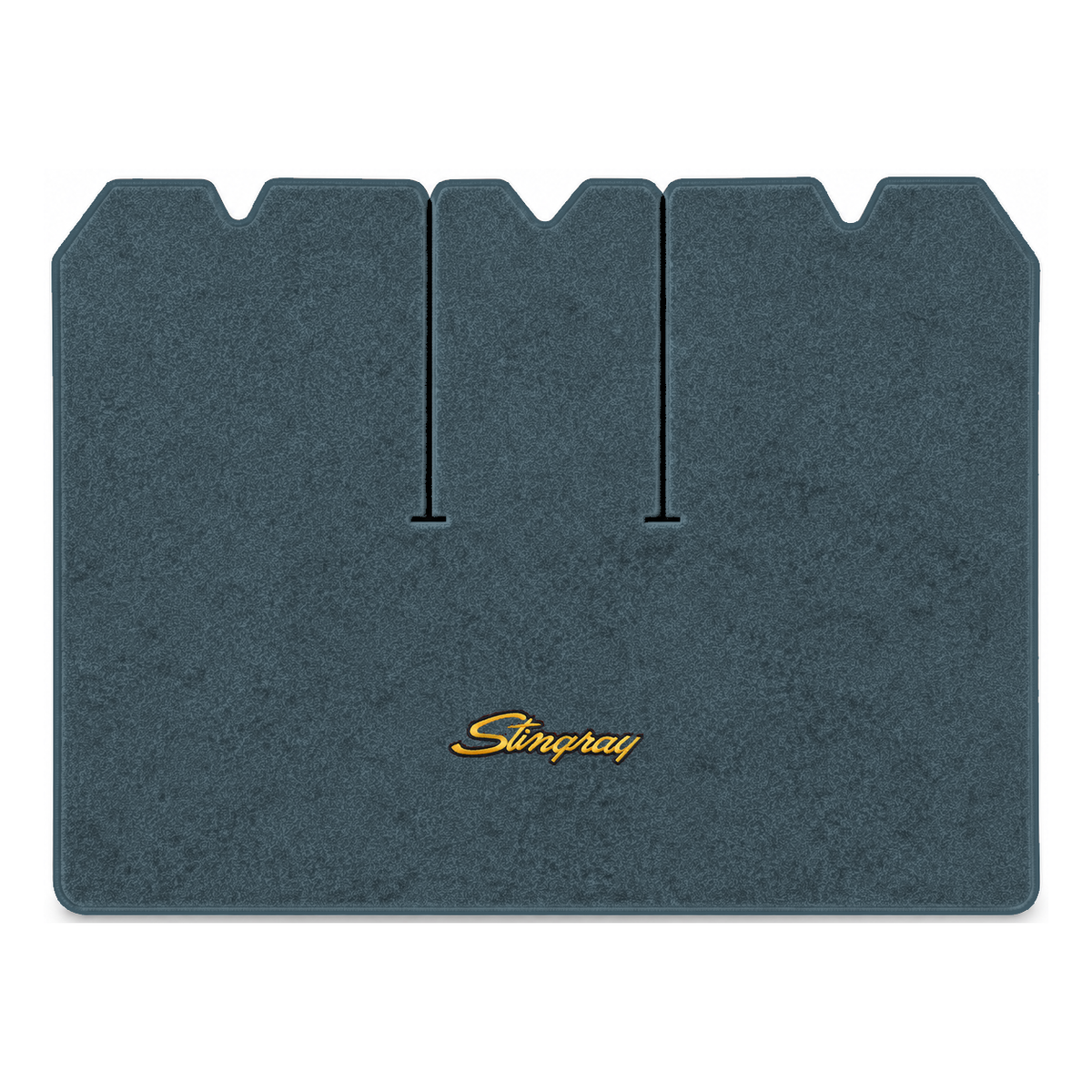 Illustration of 1970 Chevrolet Corvette cargo mat with the #13-P Stingray logo in Essex 1017A Lap...