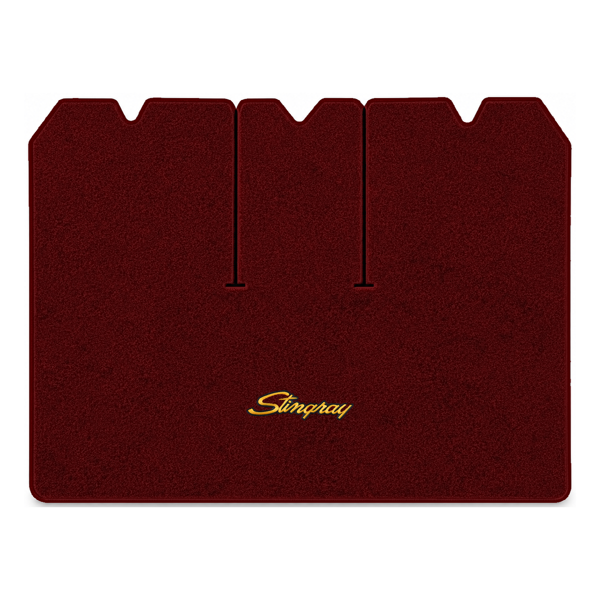 Illustration of 1972 Chevrolet Corvette cargo mat with the #13-P Stingray logo in Essex 1045A Mar...