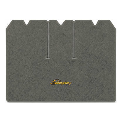 Illustration of 1970 Chevrolet Corvette cargo mat with the #13-P Stingray logo in Essex 1066A Gra...