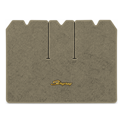 Illustration of 1970 Chevrolet Corvette cargo mat with the #13-P Stingray logo in Essex 1076A Pra...