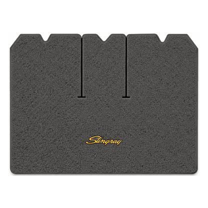 Illustration of 1976 Chevrolet Corvette cargo mat with the #13-P Stingray logo in Loop 22 Gunmeta...