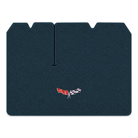 Illustration of 1979 Chevrolet Corvette cargo mat for 2 compartment doors with the #279 77-79 Cor...