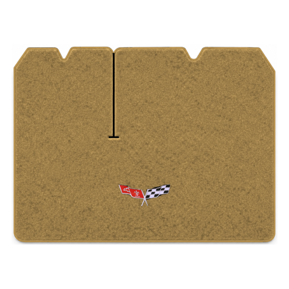 Illustration of 1979 Chevrolet Corvette cargo mat for 2 compartment doors with the #279 77-79 Cor...