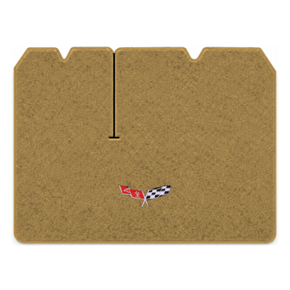 Illustration of 1979 Chevrolet Corvette cargo mat for 2 compartment doors with the #279 77-79 Cor...