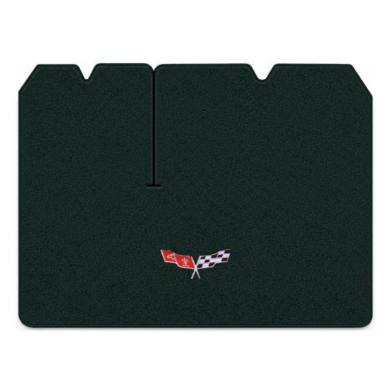 Illustration of 1979 Chevrolet Corvette cargo mat for 2 compartment doors with the #279 77-79 Cor...