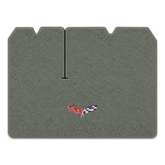 Illustration of 1979 Chevrolet Corvette cargo mat for 2 compartment doors with the #279 77-79 Cor...