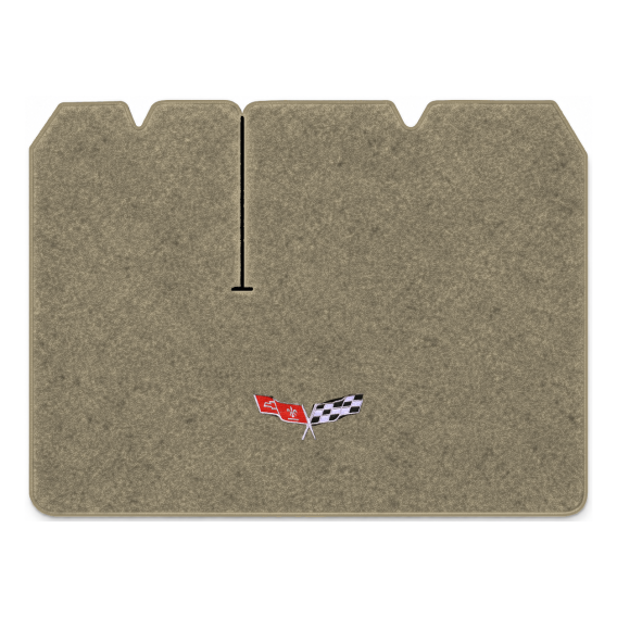 Illustration of 1979 Chevrolet Corvette cargo mat for 2 compartment doors with the #279 77-79 Cor...