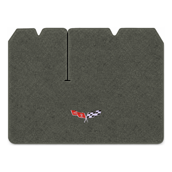 Illustration of 1979 Chevrolet Corvette cargo mat for 2 compartment doors with the #279 77-79 Cor...