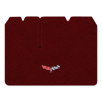 Illustration of 1979 Chevrolet Corvette cargo mat for 2 compartment doors with the #279 77-79 Cor...