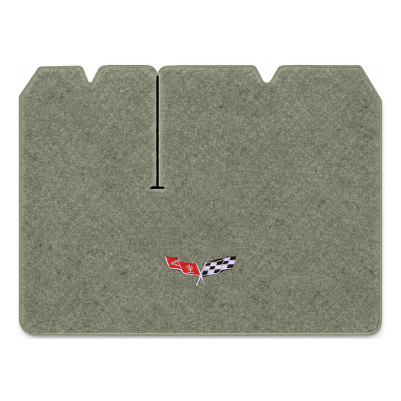 Illustration of 1979 Chevrolet Corvette cargo mat for 2 compartment doors with the #279 77-79 Cor...