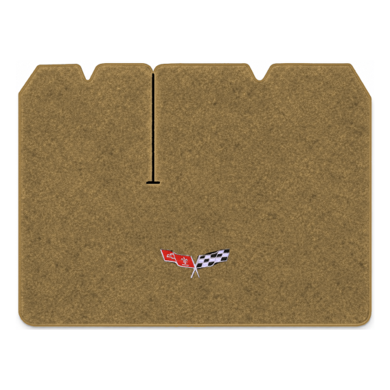 Illustration of 1979 Chevrolet Corvette cargo mat for 2 compartment doors with the #279 77-79 Cor...