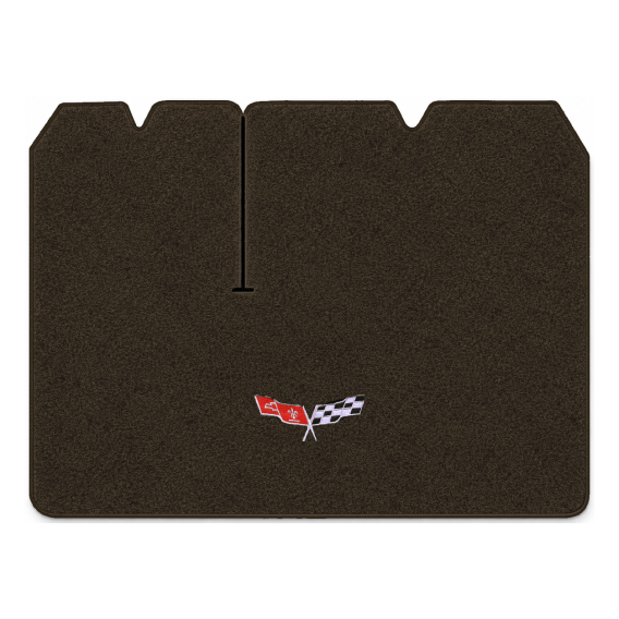 Illustration of 1979 Chevrolet Corvette cargo mat for 2 compartment doors with the #279 77-79 Cor...