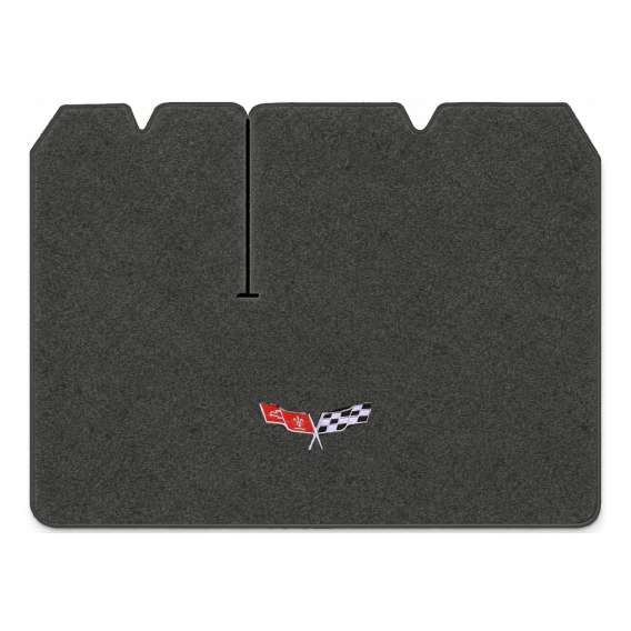 Illustration of 1979 Chevrolet Corvette cargo mat for 2 compartment doors with the #279 77-79 Cor...