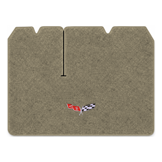 Illustration of 1979 Chevrolet Corvette cargo mat for 2 compartment doors with the #279 77-79 Cor...