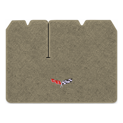 Illustration of 1979 Chevrolet Corvette cargo mat for 2 compartment doors with the #279 77-79 Cor...