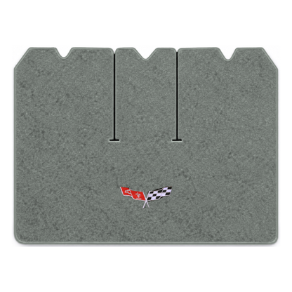 Illustration of 1978 Chevrolet Corvette cargo mat with the #279 77-79 Corvette Flags logo in Cutp...
