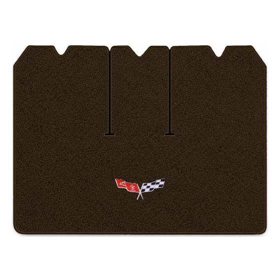 Illustration of 1978 Chevrolet Corvette cargo mat with the #279 77-79 Corvette Flags logo in Cutp...