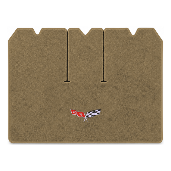 Illustration of 1979 Chevrolet Corvette cargo mat for 3 compartment doors with the #279 77-79 Cor...
