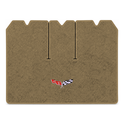 Illustration of 1979 Chevrolet Corvette cargo mat for 3 compartment doors with the #279 77-79 Cor...