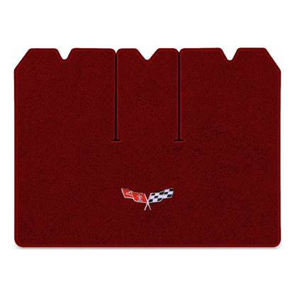 Illustration of 1979 Chevrolet Corvette cargo mat for 3 compartment doors with the #279 77-79 Cor...