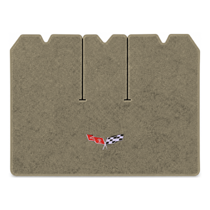 Illustration of 1979 Chevrolet Corvette cargo mat for 3 compartment doors with the #279 77-79 Cor...