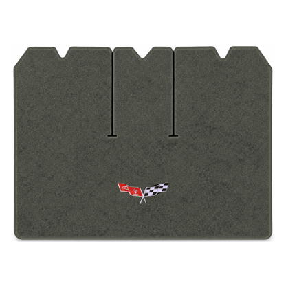 Illustration of 1978 Chevrolet Corvette cargo mat with the #279 77-79 Corvette Flags logo in Esse...
