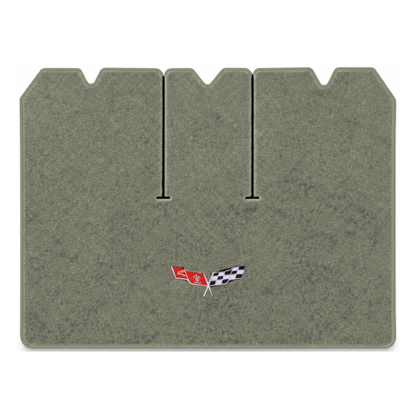 Illustration of 1979 Chevrolet Corvette cargo mat for 3 compartment doors with the #279 77-79 Cor...
