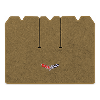 Illustration of 1979 Chevrolet Corvette cargo mat for 3 compartment doors with the #279 77-79 Cor...