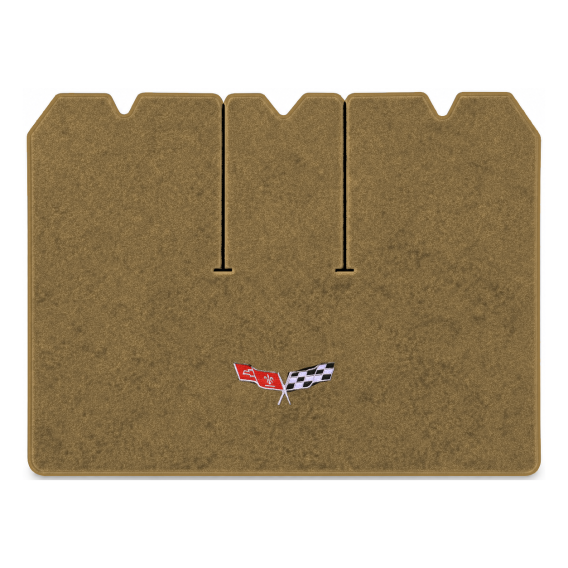Illustration of 1978 Chevrolet Corvette cargo mat with the #279 77-79 Corvette Flags logo in Esse...