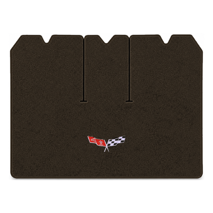Illustration of 1979 Chevrolet Corvette cargo mat for 3 compartment doors with the #279 77-79 Cor...