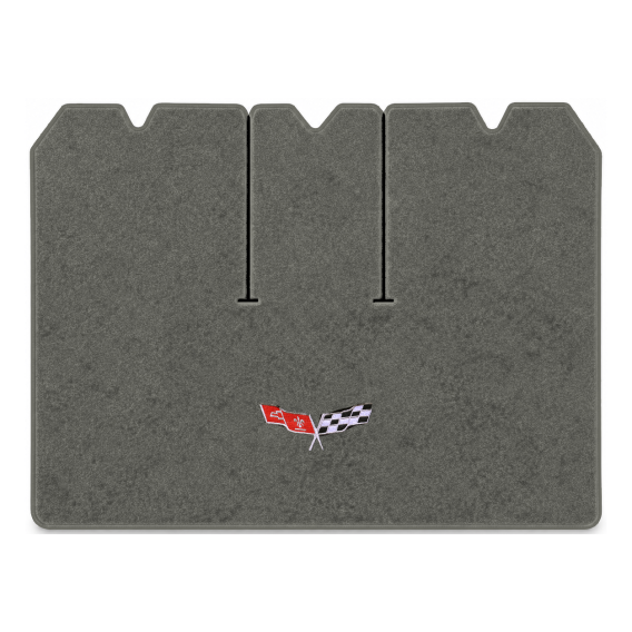 Illustration of 1979 Chevrolet Corvette cargo mat for 3 compartment doors with the #279 77-79 Cor...