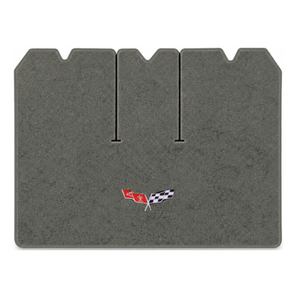 Illustration of 1979 Chevrolet Corvette cargo mat for 3 compartment doors with the #279 77-79 Cor...