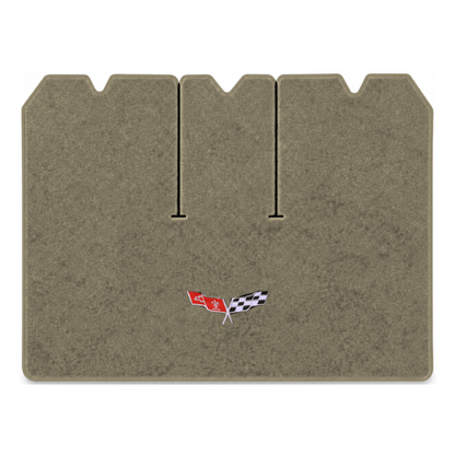 Illustration of 1978 Chevrolet Corvette cargo mat with the #279 77-79 Corvette Flags logo in Esse...