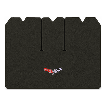 Illustration of 1979 Chevrolet Corvette cargo mat for 3 compartment doors with the #279 77-79 Cor...