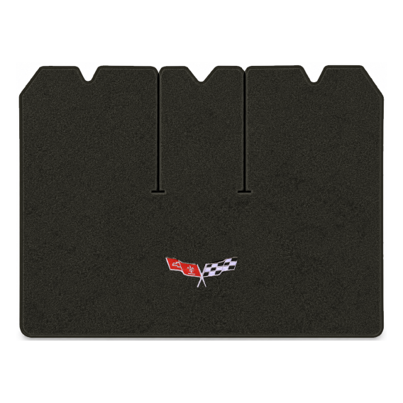 Illustration of 1978 Chevrolet Corvette cargo mat with the #279 77-79 Corvette Flags logo in Esse...