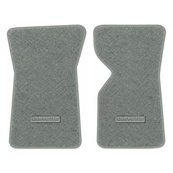 Illustration of 1978 Chevrolet Corvette floor mats with the #D008 Die-Electric 1976-82 Corvette l...