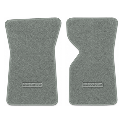 Illustration of 1978 Chevrolet Corvette floor mats with the #D008 Die-Electric 1976-82 Corvette l...