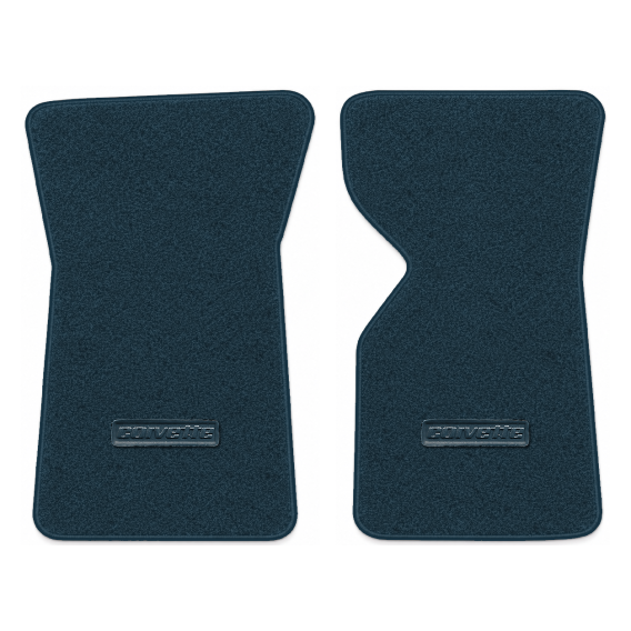 Illustration of 1978 Chevrolet Corvette floor mats with the #D008 Die-Electric 1976-82 Corvette l...