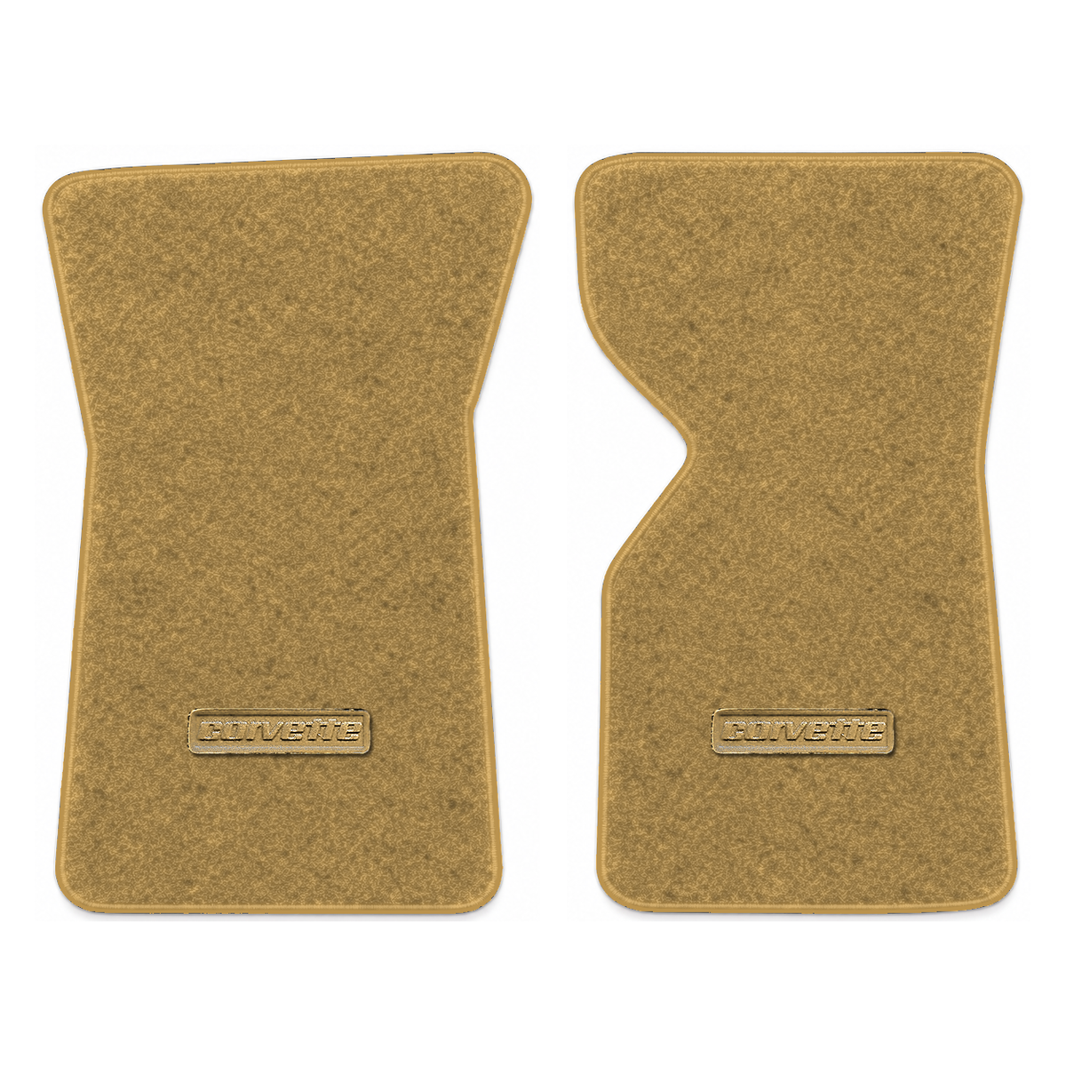 Illustration of 1978 Chevrolet Corvette floor mats with the #D008 Die-Electric 1976-82 Corvette l...