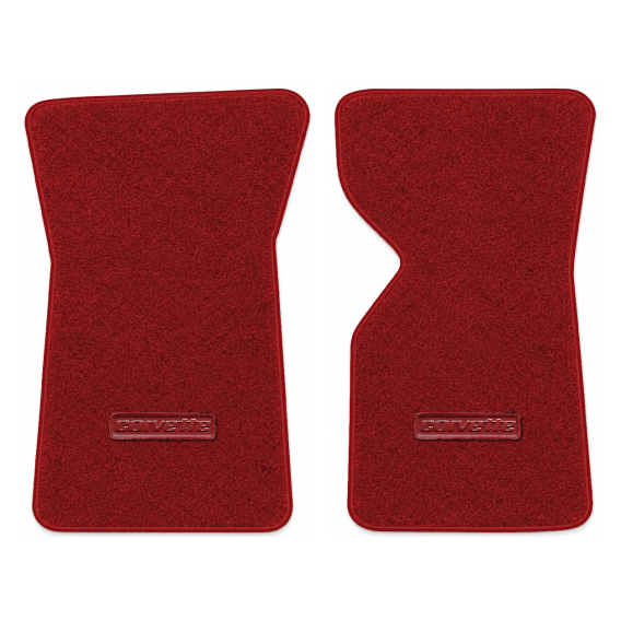 Illustration of 1982 Chevrolet Corvette floor mats with the #D008 Die-Electric 1976-82 Corvette l...