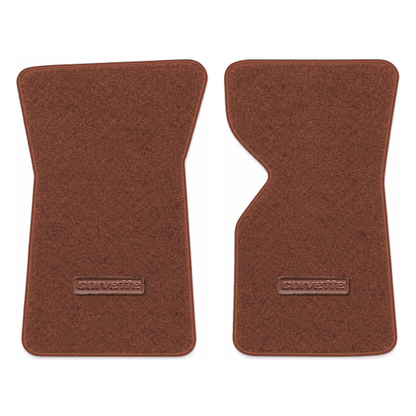 Illustration of 1978 Chevrolet Corvette floor mats with the #D008 Die-Electric 1976-82 Corvette l...