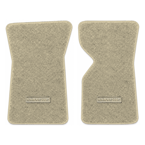 Illustration of 1978 Chevrolet Corvette floor mats with the #D008 Die-Electric 1976-82 Corvette l...