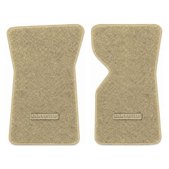 Illustration of 1978 Chevrolet Corvette floor mats with the #D008 Die-Electric 1976-82 Corvette l...